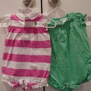 *EUC* 2pc set RL bubbles hot pink/green CUTE!!!